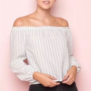 Brandy Melville Off the Shoulder Maura Top